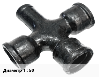 Крест чугунный 50 КФ, фланцевый, Materbud, шт цена от 881.29 ₼ / шт, где купить, условия доставки в Баку и Бакинская области